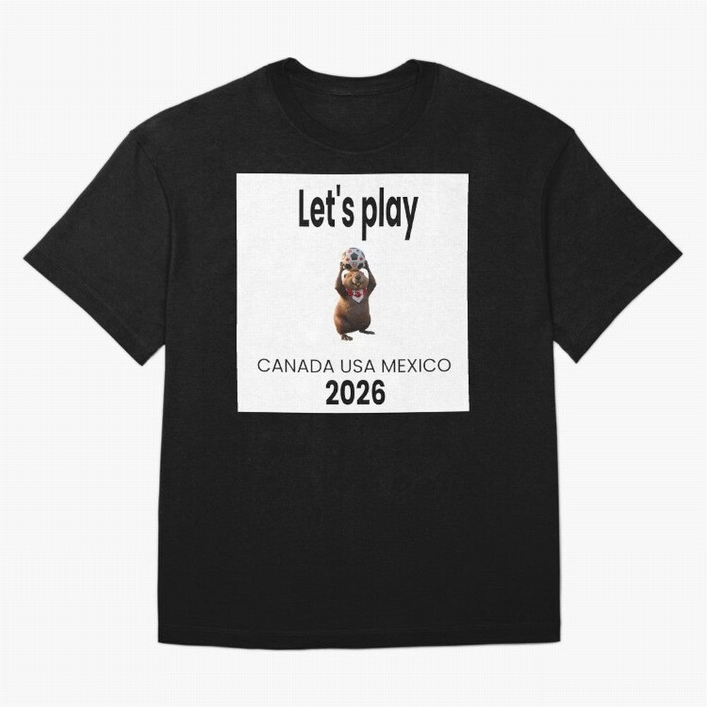 Canadian beaver invites you to World Cup 2026 in USA, Canada and Mexico Classic T-Shirt Spotlight FIFA World Cup 2026 Made for Neymar, Brazil, Portugal and Argentina Energy, Goal Celebration Energy, Supporter Heritage, Football Icons and Worldwide