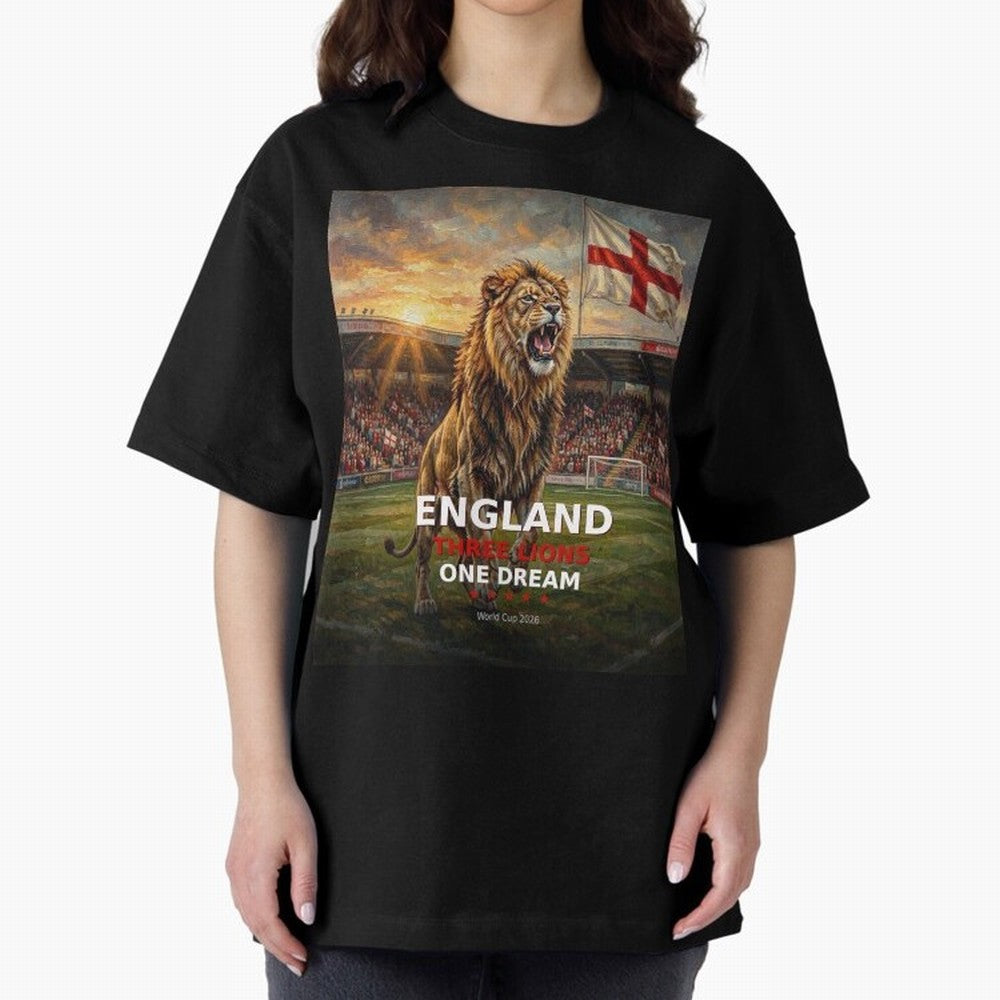 England Three Lions One Dream - World Cup 2026 Soccer Fan Tee Classic T-Shirt Enjoy the Biggest Football Party of FIFA World Cup 2026 for Fans of CR7 and France and Portugal, Bringing Supporter Pride, Iconic Celebrations, Legendary Names and Global