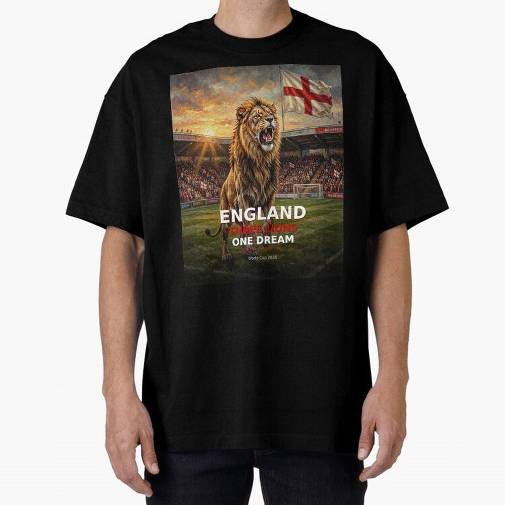 England Three Lions One Dream - World Cup 2026 Soccer Fan Tee Classic T-Shirt Enjoy the Biggest Football Party of FIFA World Cup 2026 for Fans of CR7 and France and Portugal, Bringing Supporter Pride, Iconic Celebrations, Legendary Names and Global