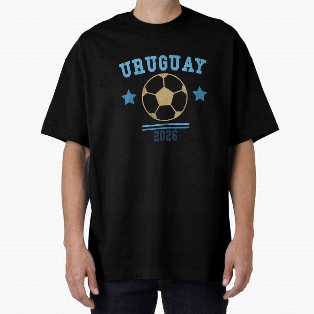 Uruguay 2026 ¡ª Vintage Soccer Tee Classic T-Shirt Live the Energy of FIFA World Cup 2026 for Fans of Messi, CR7 and Mbappe and Portugal, Spain and Germany, Bringing Soccer Culture, Superstar Moments, National Team Dreams and Competitive Fire;
