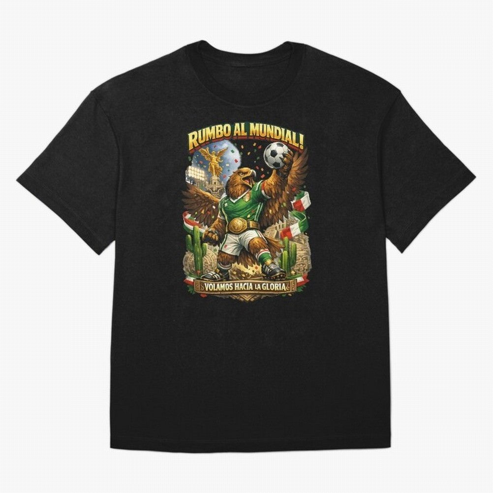 Mexico World Cup 2026 Eagle Fan Art Classic T-Shirt Celebrate Soccer Greatness during Global Football Passion for FIFA World Cup 2026 USA Canada Mexico, Inspired by Cristiano Ronaldo, Spain and Netherlands, Sports Nostalgia, International