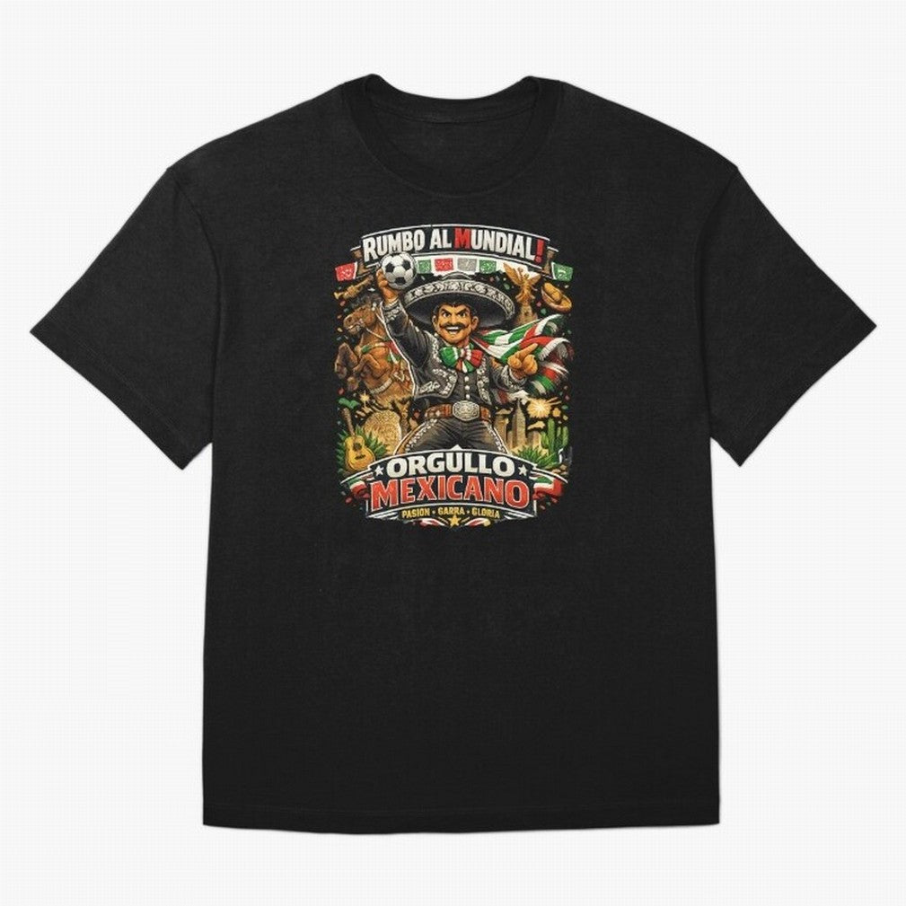 Mexico World Cup 2026 Mariachi Fan Art Classic T-Shirt Carry the Colors and Pride of FIFA World Cup 2026 Group Stage Inspired by Cristiano Ronaldo, Haaland and CR7, England and Germany Energy, Football History, Final Match Energy, Crowd Noise and