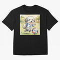 Cute Sheepdog Soccer Star - 2026 World Cup Fluffy Puppy Classic T-Shirt Relive FIFA World Cup 2026 USA Canada Mexico Featuring Mbappe, France and Portugal Energy, Football Festival Excitement, Trophy Ambitions, Country Rivalries and Star Player