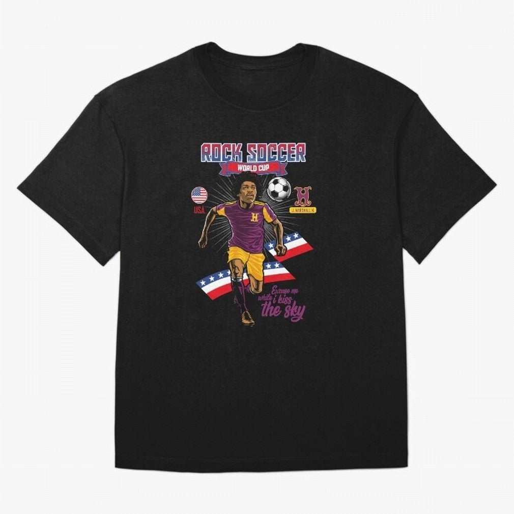 Rock Soccer World Cup Classic T-Shirt Remember FIFA World Cup 2026 USA Canada Mexico Spirit, Filled with France and Portugal, Haaland, Classic Soccer Heritage, Championship Pressure, Fan Loyalty and International Pride; Great for Watch Parties,