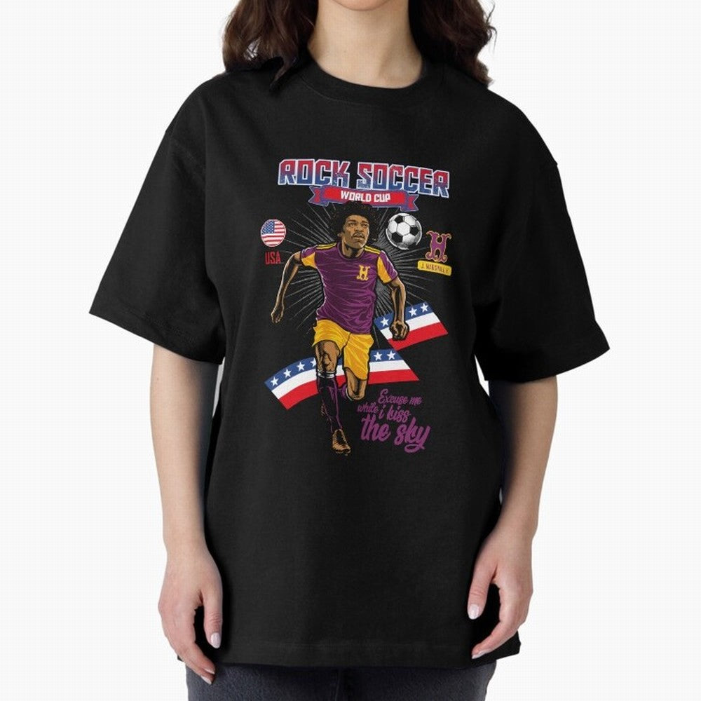Rock Soccer World Cup Classic T-Shirt Remember FIFA World Cup 2026 USA Canada Mexico Spirit, Filled with France and Portugal, Haaland, Classic Soccer Heritage, Championship Pressure, Fan Loyalty and International Pride; Great for Watch Parties,