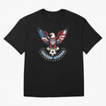 USA Soccer Eagle - United States Football Fan Classic T-Shirt Celebrate Fan Favorites in FIFA World Cup 2026 USA Canada Mexico for Fans of Haaland and France and Portugal, Bringing Sports Nostalgia, International Competition, Famous Players and