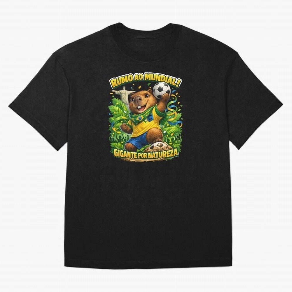 Brazil World Cup 2026 Capybara Fan Shirt Classic T-Shirt Celebrate Fan Culture around Match Day Hype around FIFA World Cup 2026 Group Stage, Messi, CR7 and Mbappe, Portugal, Global Supporter Spirit, Legendary Goals, National Colors and Tournament