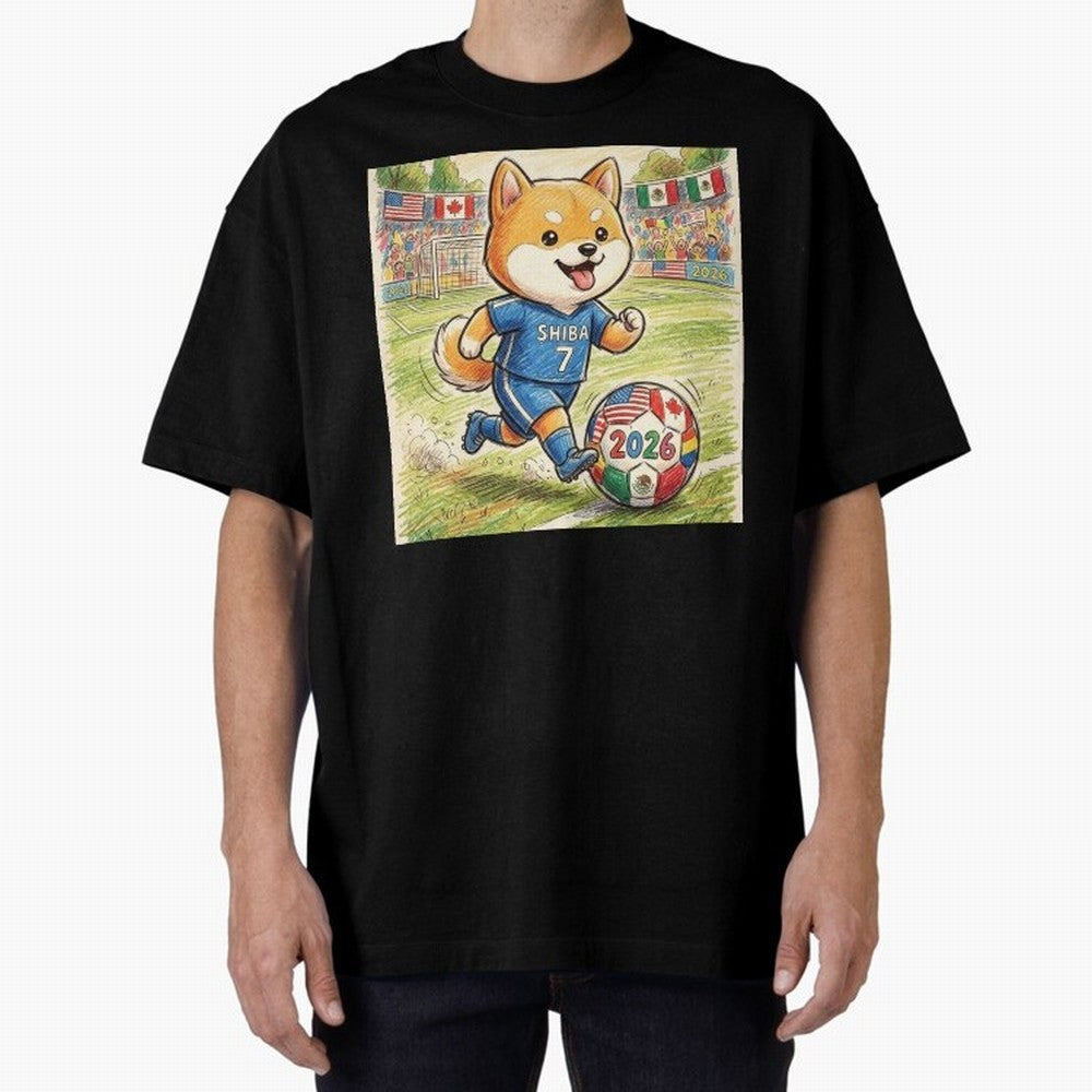 2026 World Cup Shiba Inu Ace #7 - Stadium Action Art Classic T-Shirt Bring Retro Soccer Energy to FIFA World Cup 2026 for Fans of Messi and Cristiano Ronaldo and England, France and Netherlands, Bringing Football History, Final Match Energy, Crowd