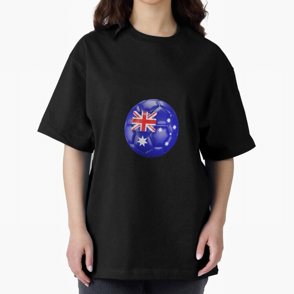 Australia Ball Classic T-Shirt Stand with Global Football Passion for FIFA World Cup 2026, Featuring Haaland, Spain and Netherlands, Sports Nostalgia, International Competition, Famous Players and Unforgettable Victories; Made for Die Hard