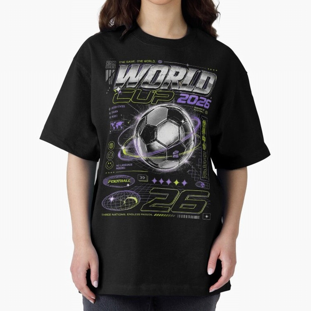 WORLD CUP 2026 RETRO Classic T-Shirt Celebrate the Next Chapter of FIFA World Cup 2026 USA Canada Mexico Centered on Haaland and Mbappe, England and Germany Energy, Worldwide Fan Energy, Dramatic Goals, Stadium Lights and Championship Celebrations;