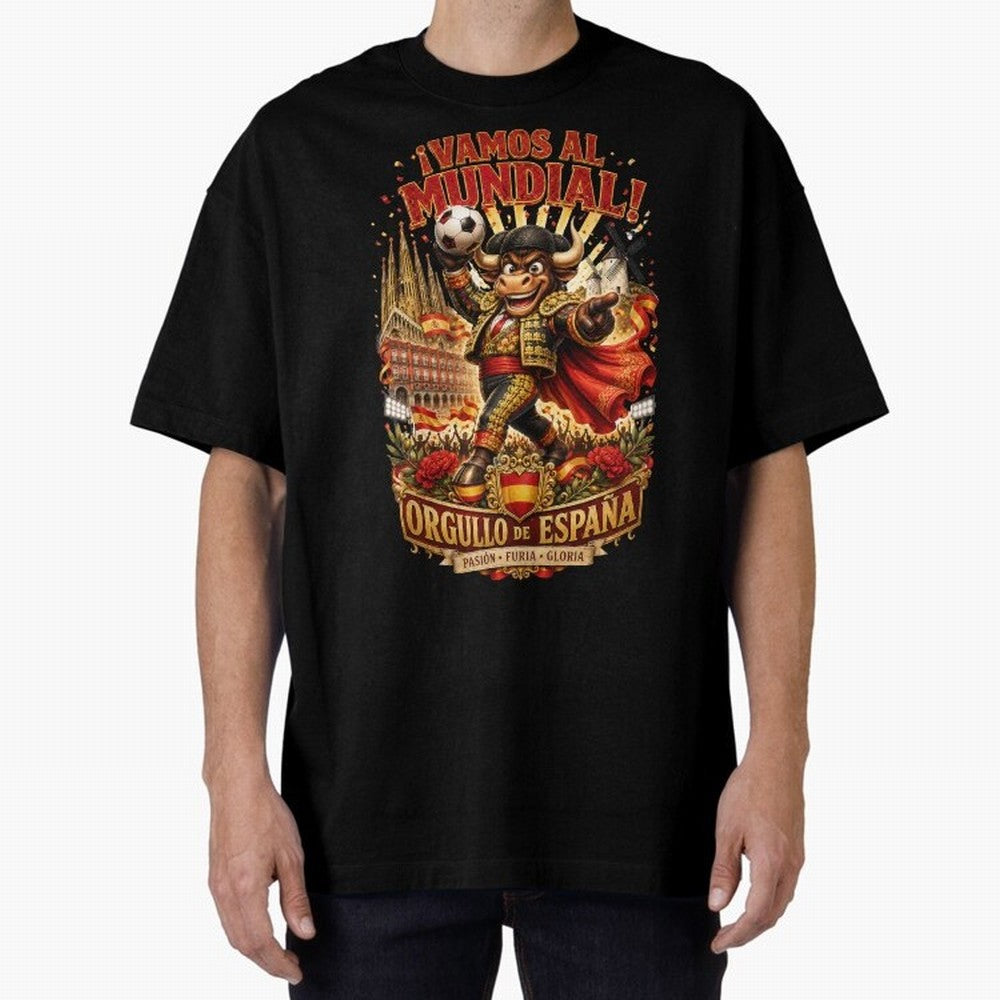 Spain World Cup 2026 Bull Fan Art Classic T-Shirt Discover Global Football Passion for FIFA World Cup 2026, Made for Messi and Cristiano Ronaldo, Spain and Netherlands, Football History, Final Match Energy, Crowd Noise and Once in a Lifetime
