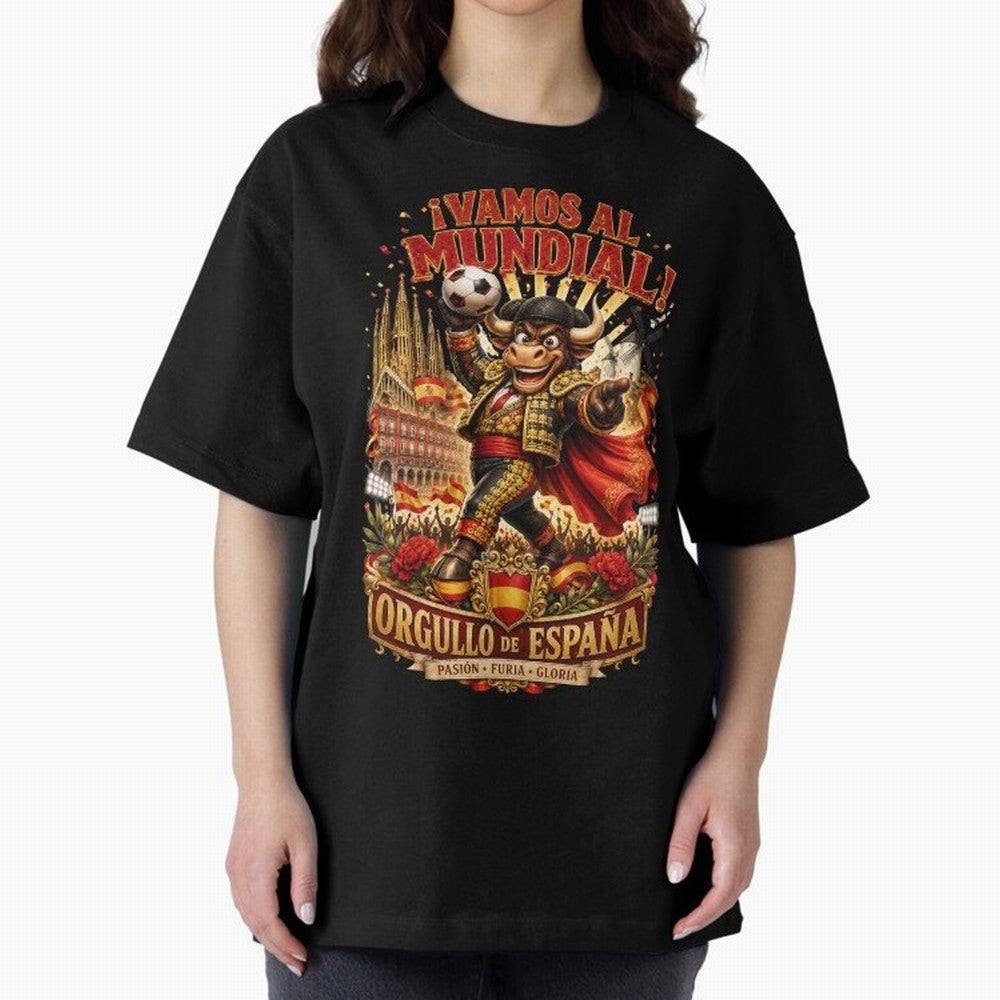 Spain World Cup 2026 Bull Fan Art Classic T-Shirt Discover Global Football Passion for FIFA World Cup 2026, Made for Messi and Cristiano Ronaldo, Spain and Netherlands, Football History, Final Match Energy, Crowd Noise and Once in a Lifetime