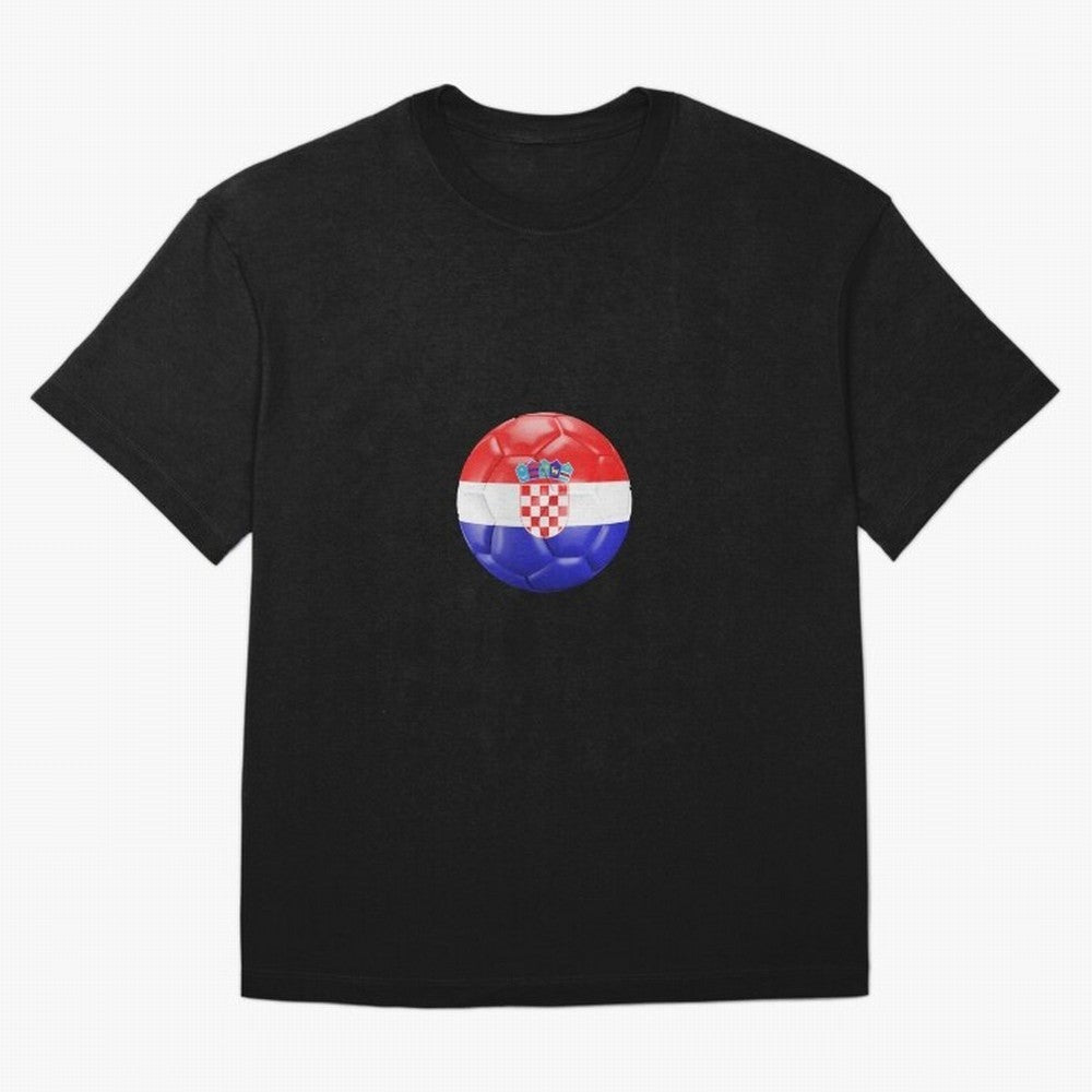 Croatia Football Classic T-Shirt Celebrate Soccer Greatness during Match Day Hype around FIFA World Cup 2026, Cristiano Ronaldo, France and Portugal, Champion Mindset, Group Stage Buzz, Knockout Tension and Passionate Fan Culture; Ideal for