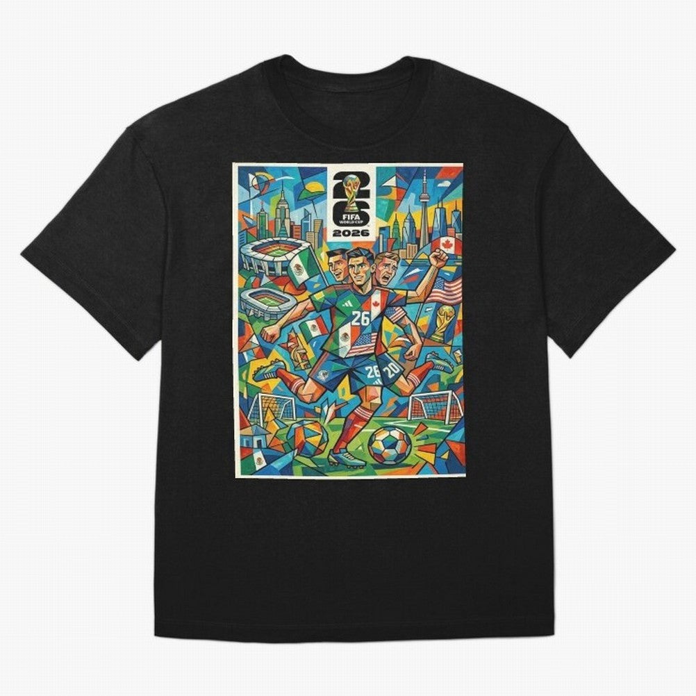 Go World Classic T-Shirt Make Every Kick Count in FIFA World Cup 2026 Spirit, Celebrating Brazil, Portugal and Argentina, CR7, Champion Mindset, Group Stage Buzz, Knockout Tension and Passionate Fan Culture; Created for Match Day Parties, Soccer