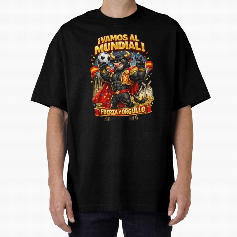 Spain World Cup 2026 Bull Fan Shirt Classic T-Shirt Represent the Passion of Global Football Passion for FIFA World Cup 2026 Group Stage, Built around Messi, Portugal, Spain and Germany, Vintage Soccer Flavor, Modern Football Stars, National Flags