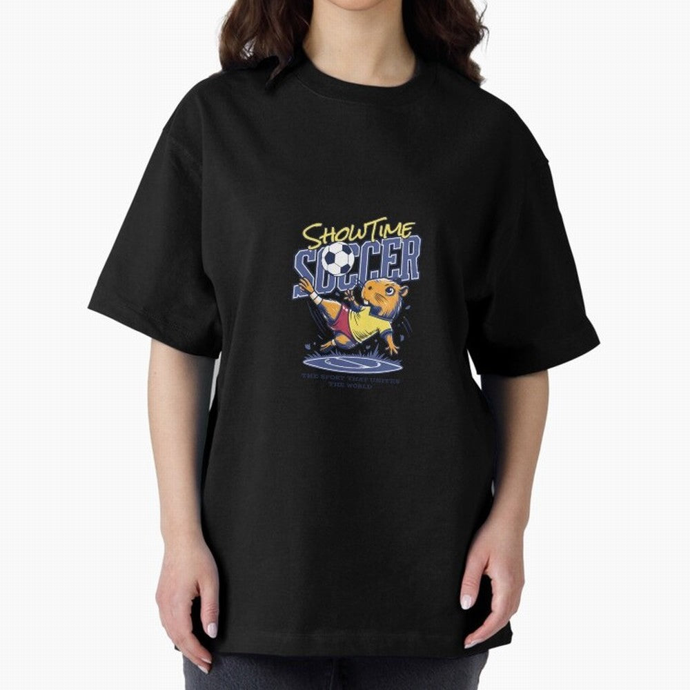 Capybara Soccer Showdown - Showtime World Cup Classic T-Shirt Bring Trophy Dreams to FIFA World Cup 2026 USA Canada Mexico for Fans of Messi, Neymar and Mbappe and Spain and Netherlands, Bringing Worldwide Fan Energy, Dramatic Goals, Stadium Lights