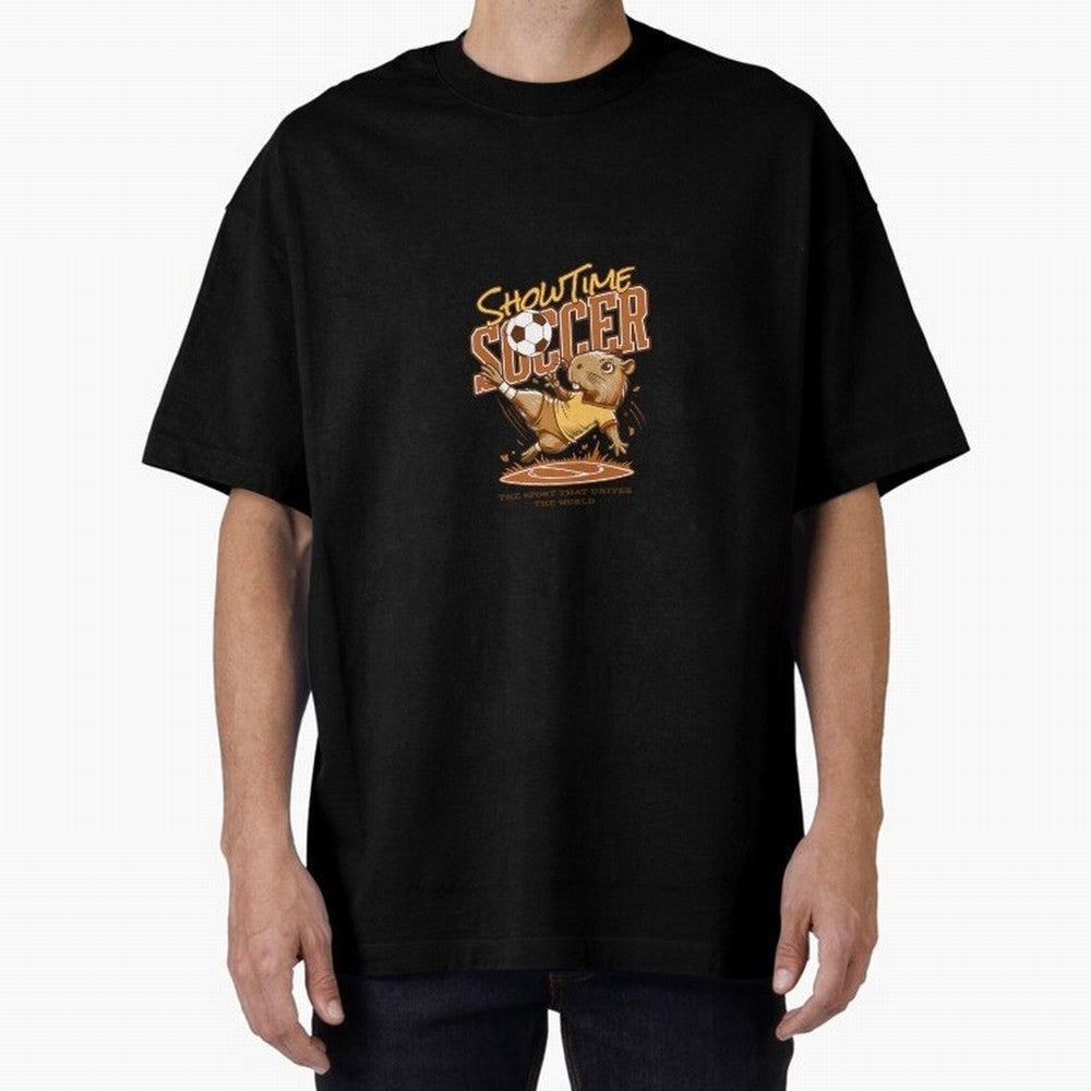 Capybara Playing Soccer Football Vibes Classic T-Shirt Bring the FIFA World Cup 2026 USA Canada Mexico Journey through Cristiano Ronaldo Highlights, Brazil, Portugal and Argentina Pride, Stadium Memories, Football Loyalty, International Chants and
