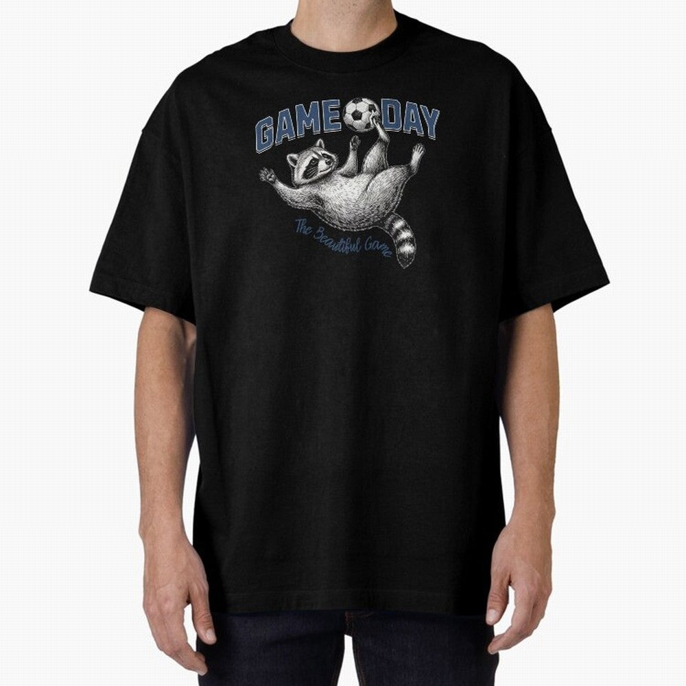 Raccoon Soccer Game Day The Beautiful Game Classic T-Shirt Carry the Colors and Pride of FIFA World Cup 2026 Group Stage Centered on Messi, France and Portugal Energy, Stadium Chants, National Pride, Trophy Dreams and Unforgettable Football