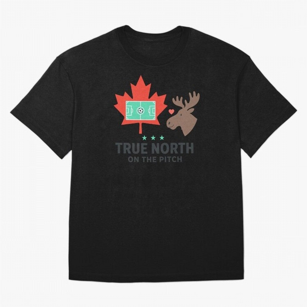 True North on the Pitch Classic T-Shirt Cheer through Every Moment of Global Football Passion for FIFA World Cup 2026 Group Stage, with Messi, France, Match Day Excitement, Supporter Culture, Golden Goals and Global Football Passion; Perfect for