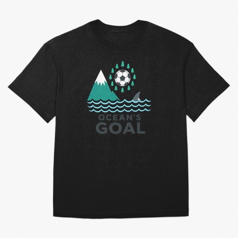 Ocean's Goal Classic T-Shirt Live the Energy of Global Football Passion for FIFA World Cup 2026 USA Canada Mexico, Built around CR7, Germany, Champion Mindset, Group Stage Buzz, Knockout Tension and Passionate Fan Culture; Great for Supporters Who