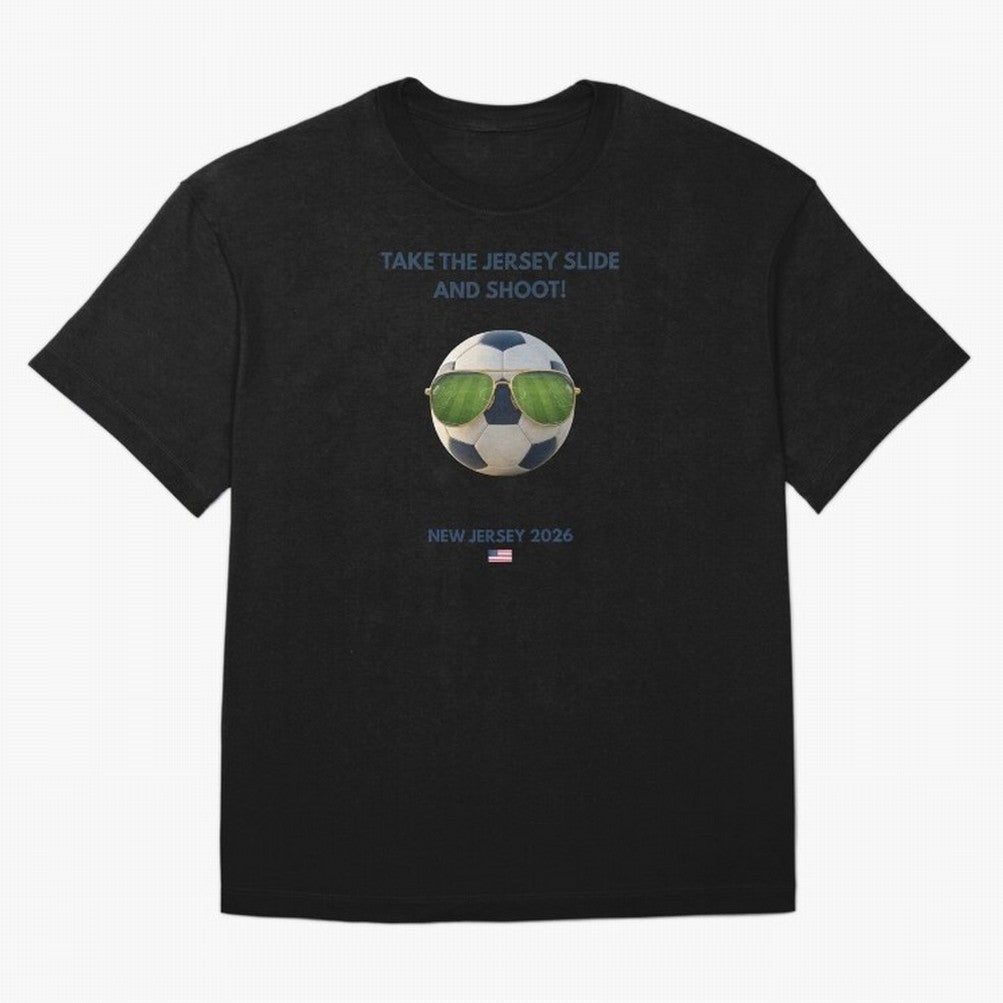 WC26 Hosting City: New Jersey | Fun and Smart Soccer Fan Gear Classic T-Shirt Upgrade FIFA World Cup 2026 Group Stage Spirit, Made for France, Messi, CR7 and Mbappe, Vintage Soccer Flavor, Modern Football Stars, National Flags and Final Night