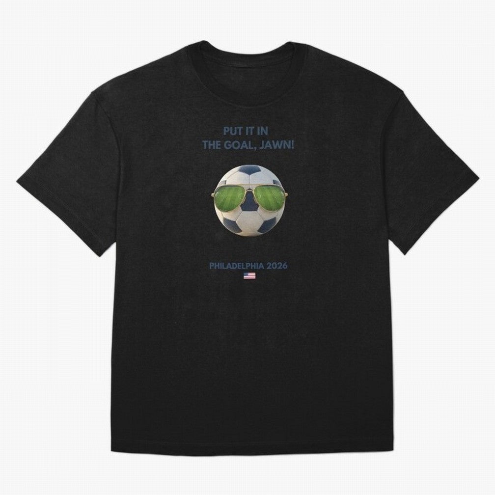 WC26 Hosting City: Philadelphia | Fun and Smart Soccer Fan Gear Classic T-Shirt Refresh FIFA World Cup 2026 USA Canada Mexico Centered on Haaland, Brazil, Portugal and Argentina Energy, Retro Football Energy, Iconic Rivalries, Trophy Chase Drama