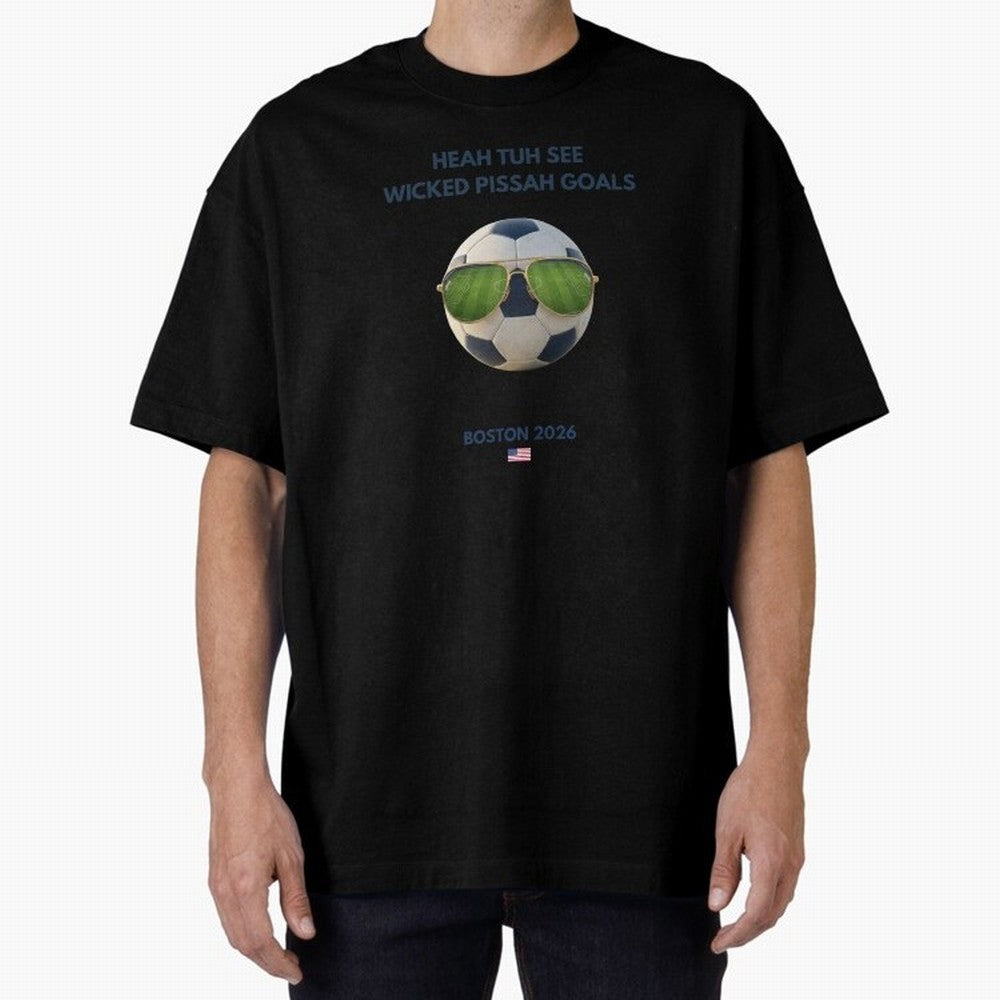 WC26 Hosting City: Boston | Fun and Smart Soccer Fan Gear Classic T-Shirt Support the Legends of FIFA World Cup 2026 USA Canada Mexico for Fans of Mbappe and Neymar and Spain, Bringing Football History, Final Match Energy, Crowd Noise and Once in a
