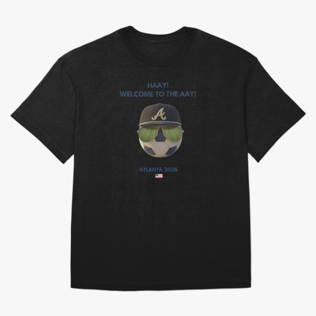 WC26 Hosting City: Atlanta | Fun and Smart Soccer Fan Gear Classic T-Shirt Step into Match Day Hype around FIFA World Cup 2026 Group Stage, CR7 and Messi, Spain and Netherlands, Sports Nostalgia, International Competition, Famous Players and