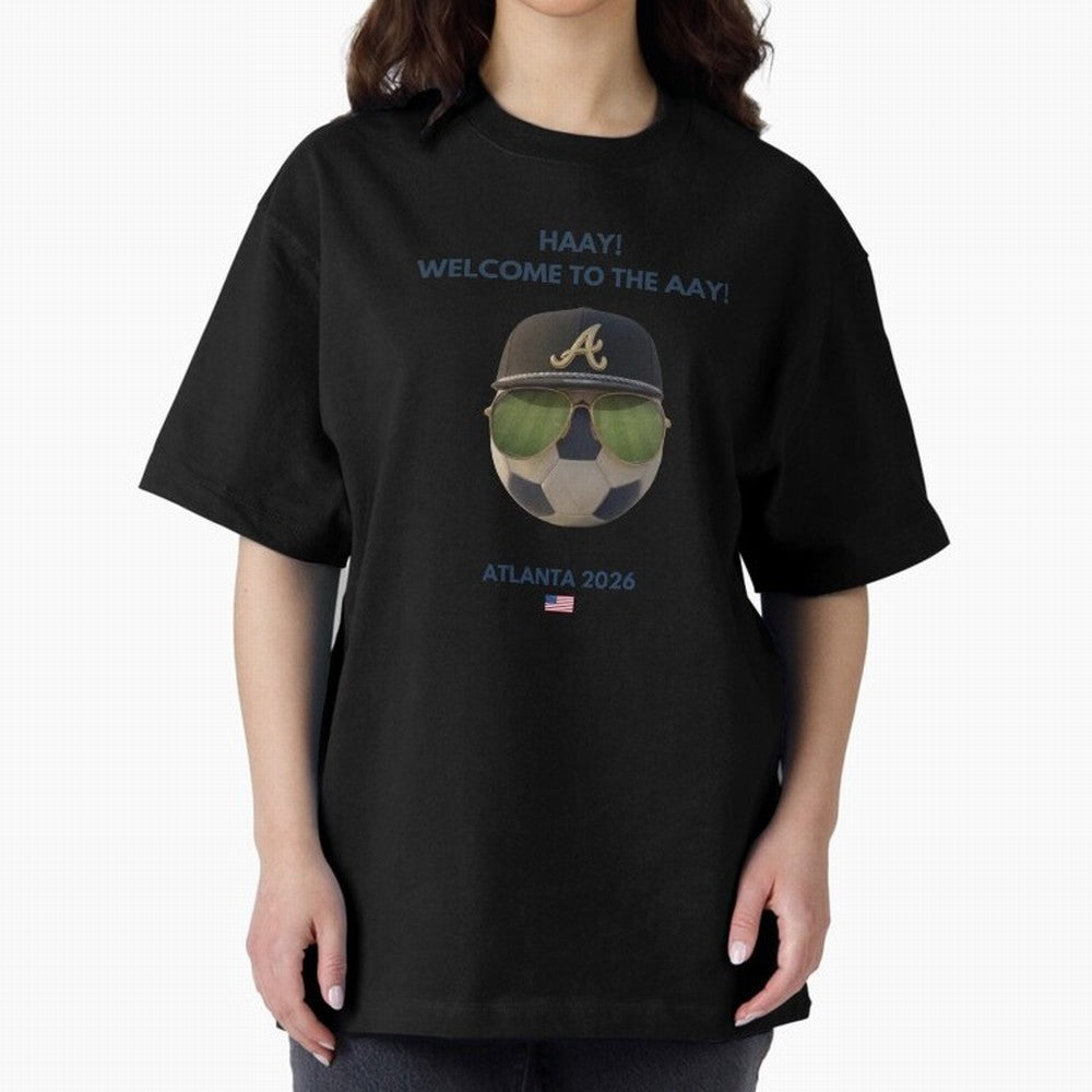 WC26 Hosting City: Atlanta | Fun and Smart Soccer Fan Gear Classic T-Shirt Step into Match Day Hype around FIFA World Cup 2026 Group Stage, CR7 and Messi, Spain and Netherlands, Sports Nostalgia, International Competition, Famous Players and