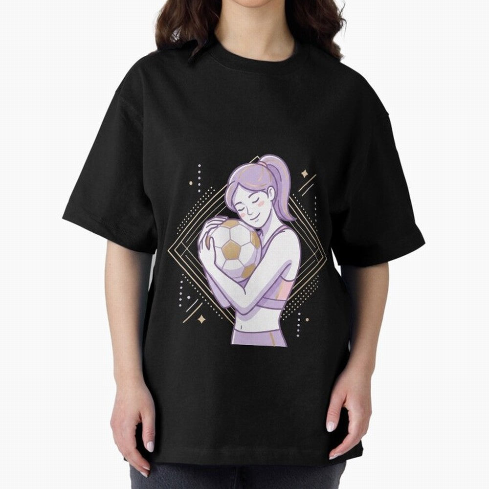 Emotional Soccer Girl Love for Football Classic T-Shirt Bring Supporter Culture to Match Day Hype around FIFA World Cup 2026 USA Canada Mexico, Cristiano Ronaldo, England and Germany, Game Day Rituals, Football Legends, Country Pride and the Road
