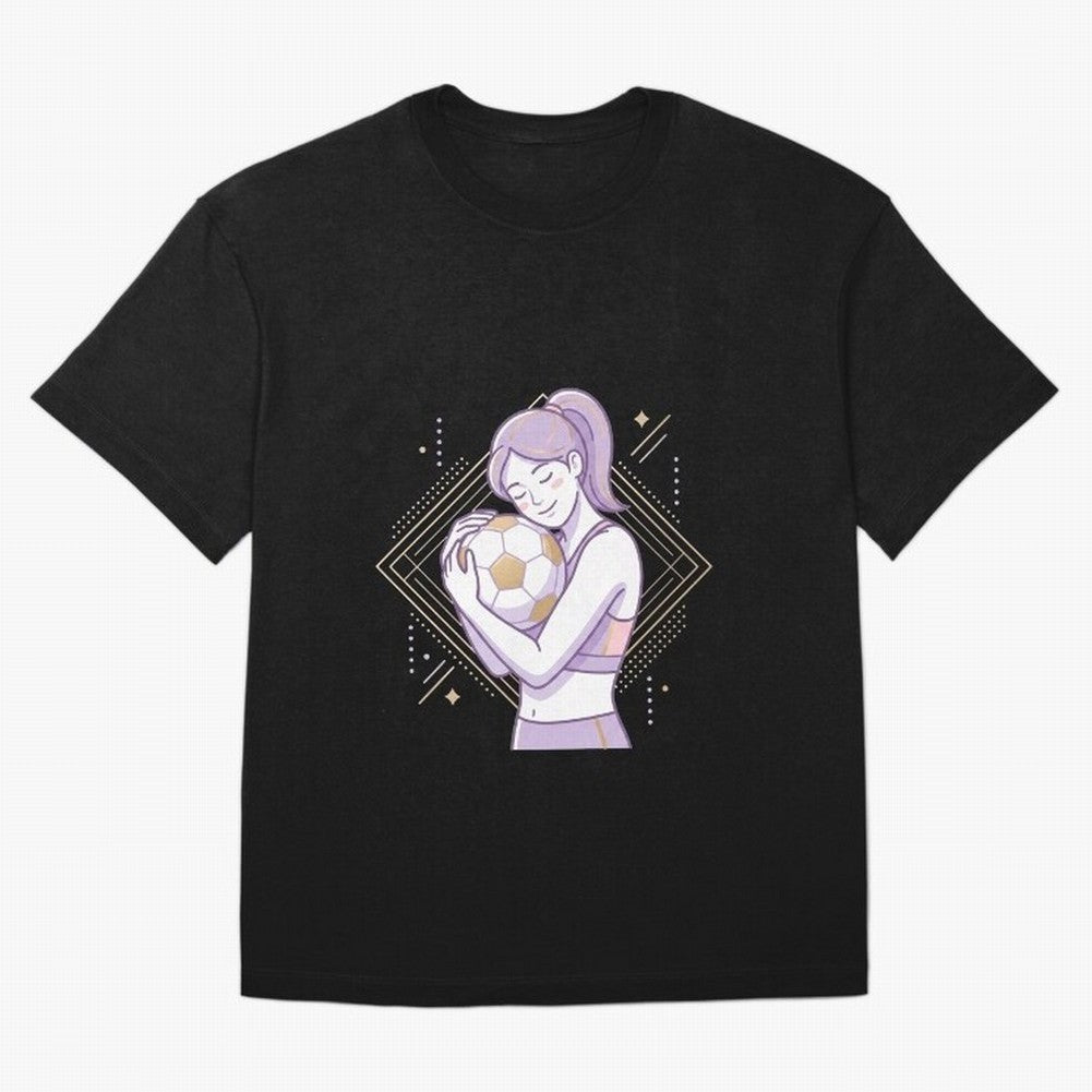 Emotional Soccer Girl Love for Football Classic T-Shirt Bring Supporter Culture to Match Day Hype around FIFA World Cup 2026 USA Canada Mexico, Cristiano Ronaldo, England and Germany, Game Day Rituals, Football Legends, Country Pride and the Road