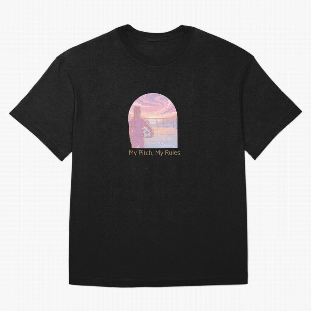 My Pitch My Rules Female Soccer Empowerment Classic T-Shirt Support Your Favorite Stars during FIFA World Cup 2026 USA Canada Mexico for Fans of Mbappe and Neymar and Spain, Bringing Football History, Final Match Energy, Crowd Noise and Once in a