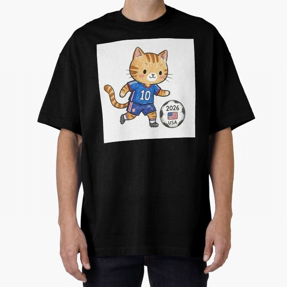 USA Soccer Cat #10 - 2026 World Cup Fan Art Classic T-Shirt Bring International Match Energy to FIFA World Cup 2026 Highlighting Messi and Cristiano Ronaldo, Brazil Energy, Soccer Culture, Superstar Moments, National Team Dreams and Competitive
