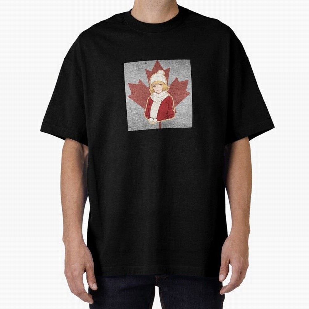 Canada Anime Football Fan Girl World Cup Edition Classic T-Shirt Honor the Football Icons of FIFA World Cup 2026 USA Canada Mexico Spirit, Inspired by Germany, Haaland, Retro Football Energy, Iconic Rivalries, Trophy Chase Drama and Stadium