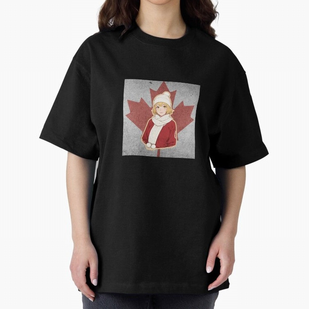 Canada Anime Football Fan Girl World Cup Edition Classic T-Shirt Honor the Football Icons of FIFA World Cup 2026 USA Canada Mexico Spirit, Inspired by Germany, Haaland, Retro Football Energy, Iconic Rivalries, Trophy Chase Drama and Stadium