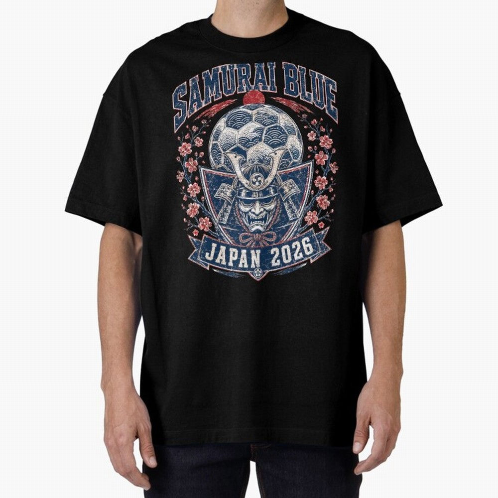Samurai Blue Japan 2026 World Cup Soccer T-Shirt Classic T-Shirt Follow Every Goal of the FIFA World Cup 2026 Group Stage Journey through Mbappe and Neymar Highlights, England and Germany Pride, Champion Mindset, Group Stage Buzz, Knockout Tension