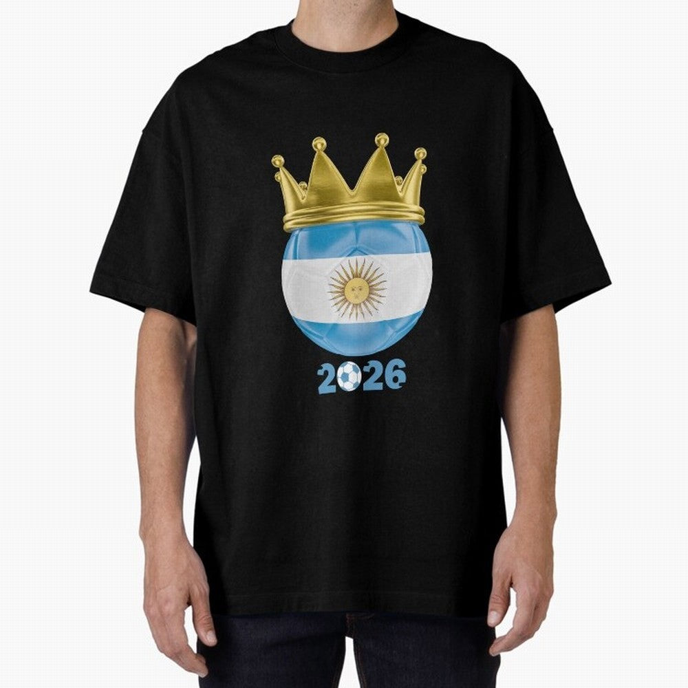 Argentina Football Champion Crown 2026 Classic T-Shirt Celebrate Fan Favorites in FIFA World Cup 2026 USA Canada Mexico Spirit, Featuring England, France and Netherlands, Mbappe and Neymar, Game Day Rituals, Football Legends, Country Pride and the