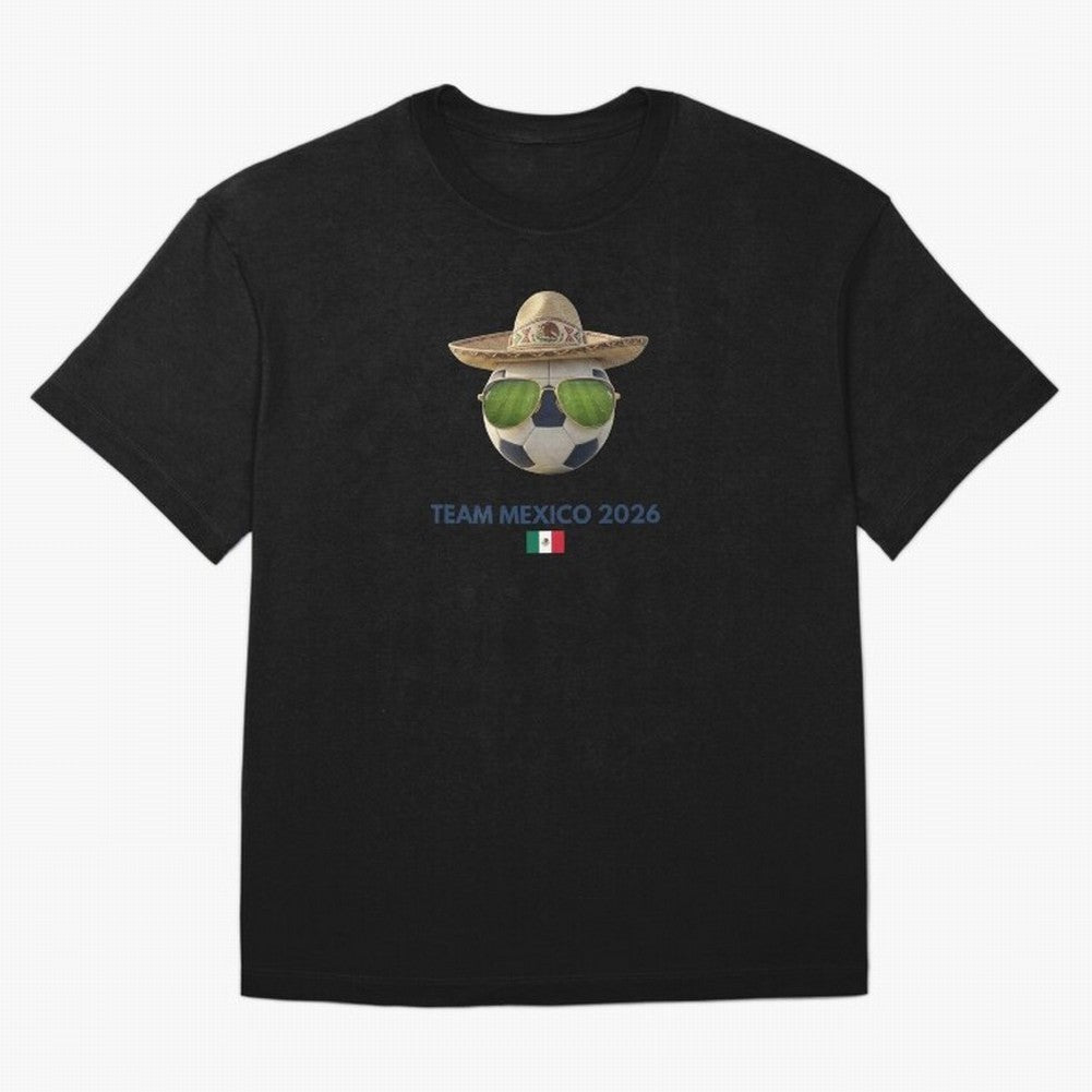 Football Fan Gear: Team Mexico 2026 Classic T-Shirt Live for the Drama of FIFA World Cup 2026 USA Canada Mexico for Fans of Mbappe and Neymar and England and Germany, Bringing Soccer Culture, Superstar Moments, National Team Dreams and Competitive