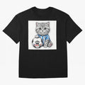 Cute Soccer Kitten #10 - FIFA 2026 World Cup Fan Art Classic T-Shirt Get Ready for Global Football Passion for FIFA World Cup 2026, Made for Neymar, Haaland and Cristiano Ronaldo, France, Sports Nostalgia, International Competition, Famous Players