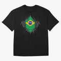 Brazil Flag - National Team Fans Classic T-Shirt Share the Excitement of Global Football Passion for FIFA World Cup 2026, Filled with Messi, CR7 and Mbappe, Spain and Netherlands, Supporter Pride, Iconic Celebrations, Legendary Names and Global
