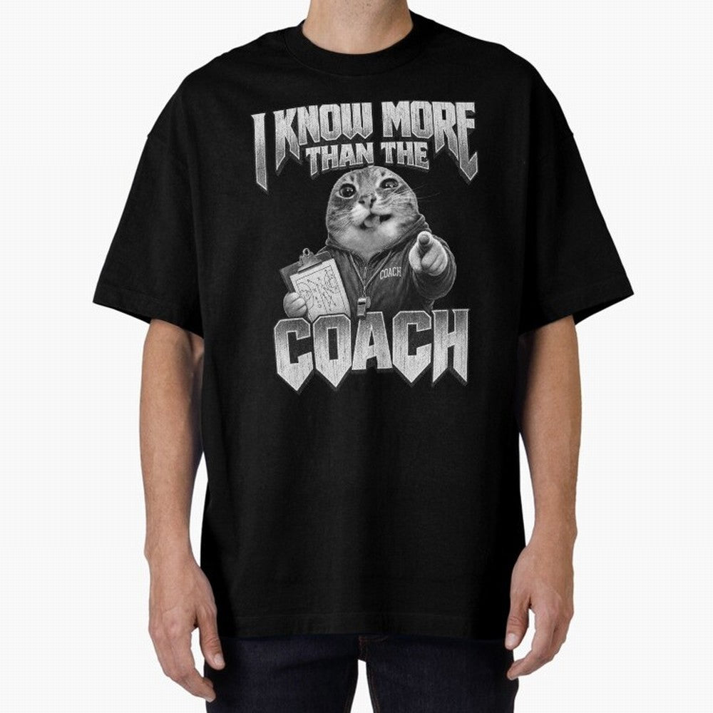 I Know More Than The Coach Funny World Cup 2026 Meme USA Soccer Fan Silly Cat Classic T-Shirt Show Support during the FIFA World Cup 2026 Group Stage Journey through Haaland Highlights, Spain Pride, Classic Soccer Heritage, Championship Pressure,