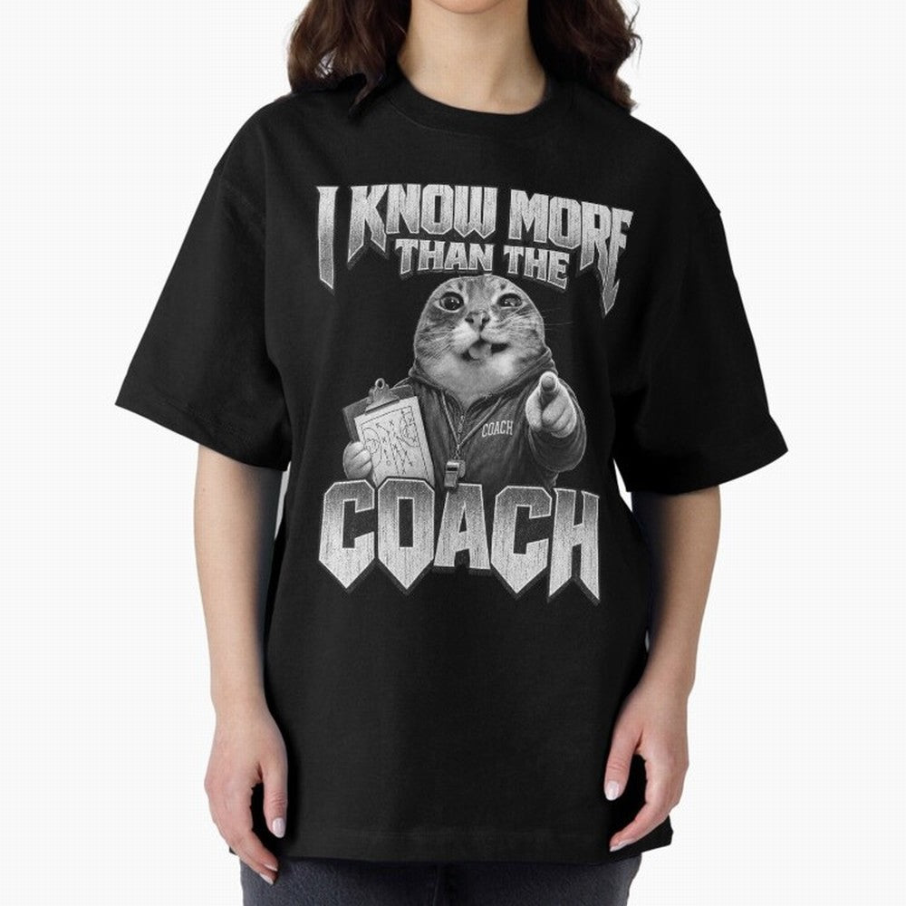 I Know More Than The Coach Funny World Cup 2026 Meme USA Soccer Fan Silly Cat Classic T-Shirt Show Support during the FIFA World Cup 2026 Group Stage Journey through Haaland Highlights, Spain Pride, Classic Soccer Heritage, Championship Pressure,