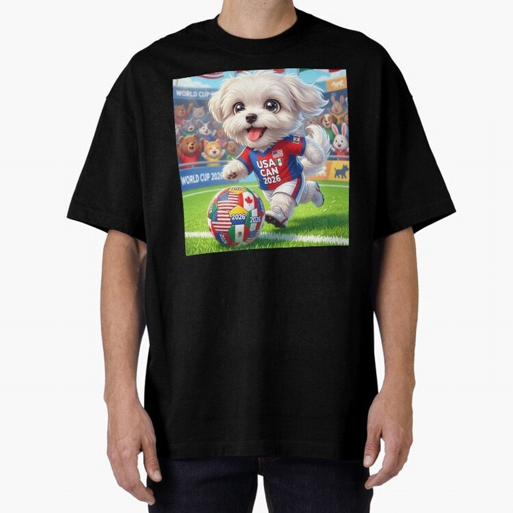 Cute Maltese Soccer Star - FIFA 2026 World Cup Edition Classic T-Shirt Carry the FIFA World Cup 2026 Group Stage Journey through Mbappe and Neymar Highlights, France Pride, Champion Mindset, Group Stage Buzz, Knockout Tension and Passionate Fan
