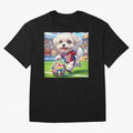 Cute Maltese Soccer Star - FIFA 2026 World Cup Edition Classic T-Shirt Carry the FIFA World Cup 2026 Group Stage Journey through Mbappe and Neymar Highlights, France Pride, Champion Mindset, Group Stage Buzz, Knockout Tension and Passionate Fan
