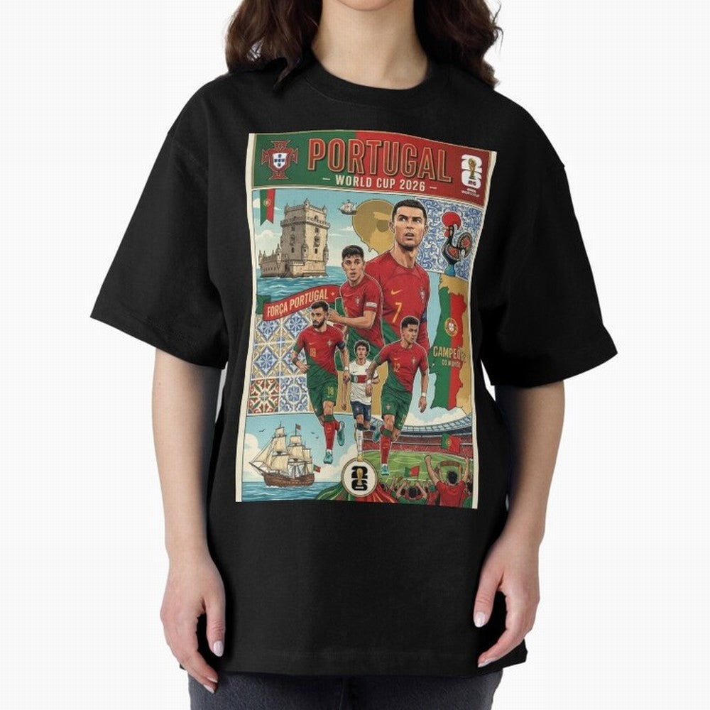 Portugal 2026 ¨C In Search of Glory Classic T-Shirt Bring Supporter Culture to Match Day Hype around FIFA World Cup 2026 Group Stage, Cristiano Ronaldo, Brazil, Portugal and Argentina, Fan Favorite Moments, National Team Passion, Big Match Drama
