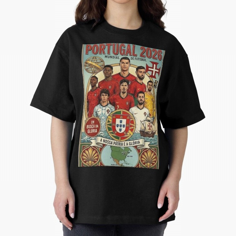 Portugal 2026 ¨C In Search of Glory Classic T-Shirt Refresh the FIFA World Cup 2026 USA Canada Mexico Journey through Neymar Highlights, Argentina and Brazil Pride, Global Supporter Spirit, Legendary Goals, National Colors and Tournament