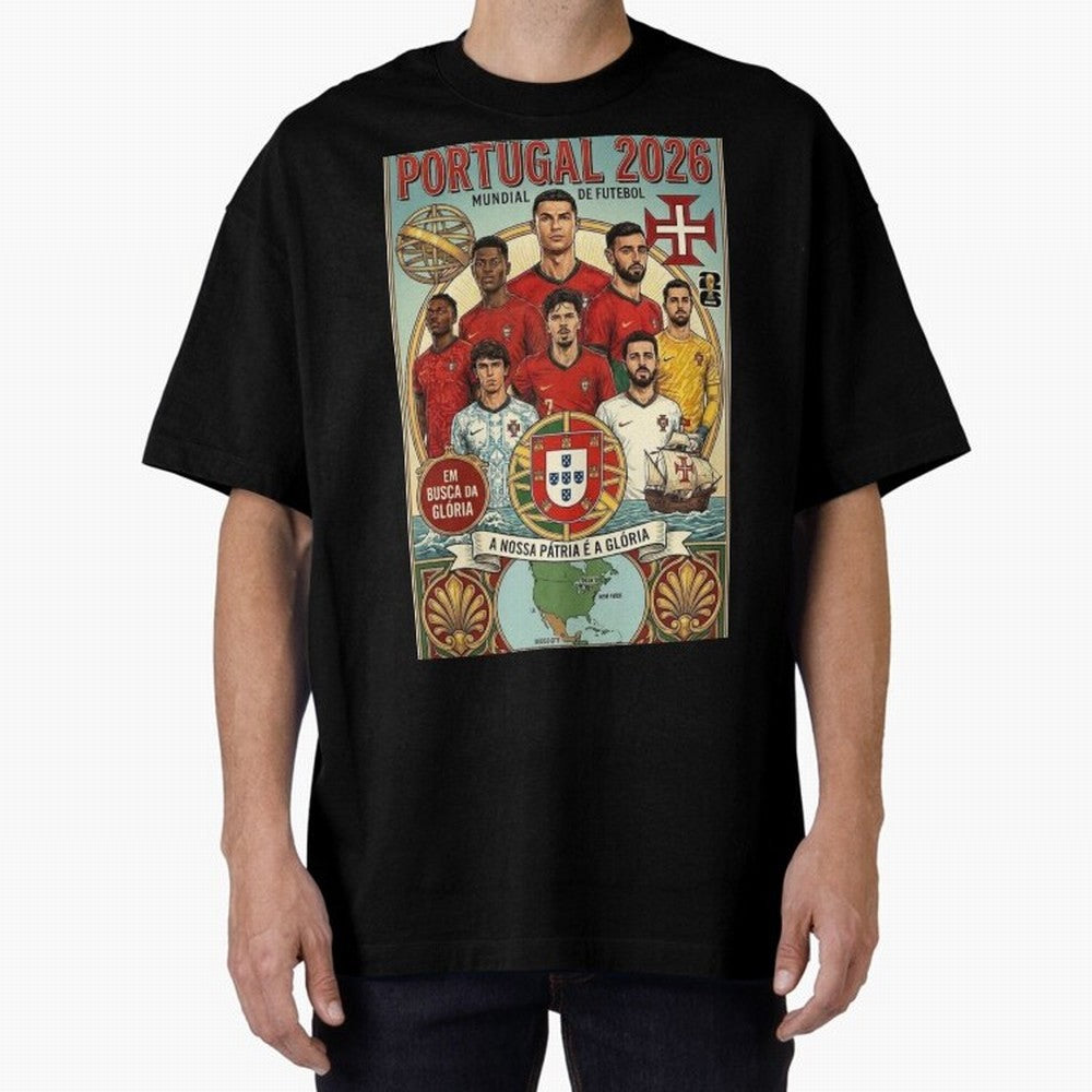 Portugal 2026 ¨C In Search of Glory Classic T-Shirt Refresh the FIFA World Cup 2026 USA Canada Mexico Journey through Neymar Highlights, Argentina and Brazil Pride, Global Supporter Spirit, Legendary Goals, National Colors and Tournament