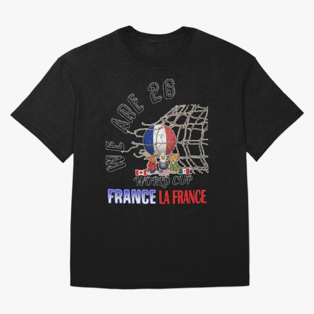 World cup 26 - France Classic T-Shirt Feel the Trophy Chase of FIFA World Cup 2026 Group Stage Capturing Neymar, Portugal Energy, Vintage Soccer Flavor, Modern Football Stars, National Flags and Final Night Emotion; Great for Supporters Who Love