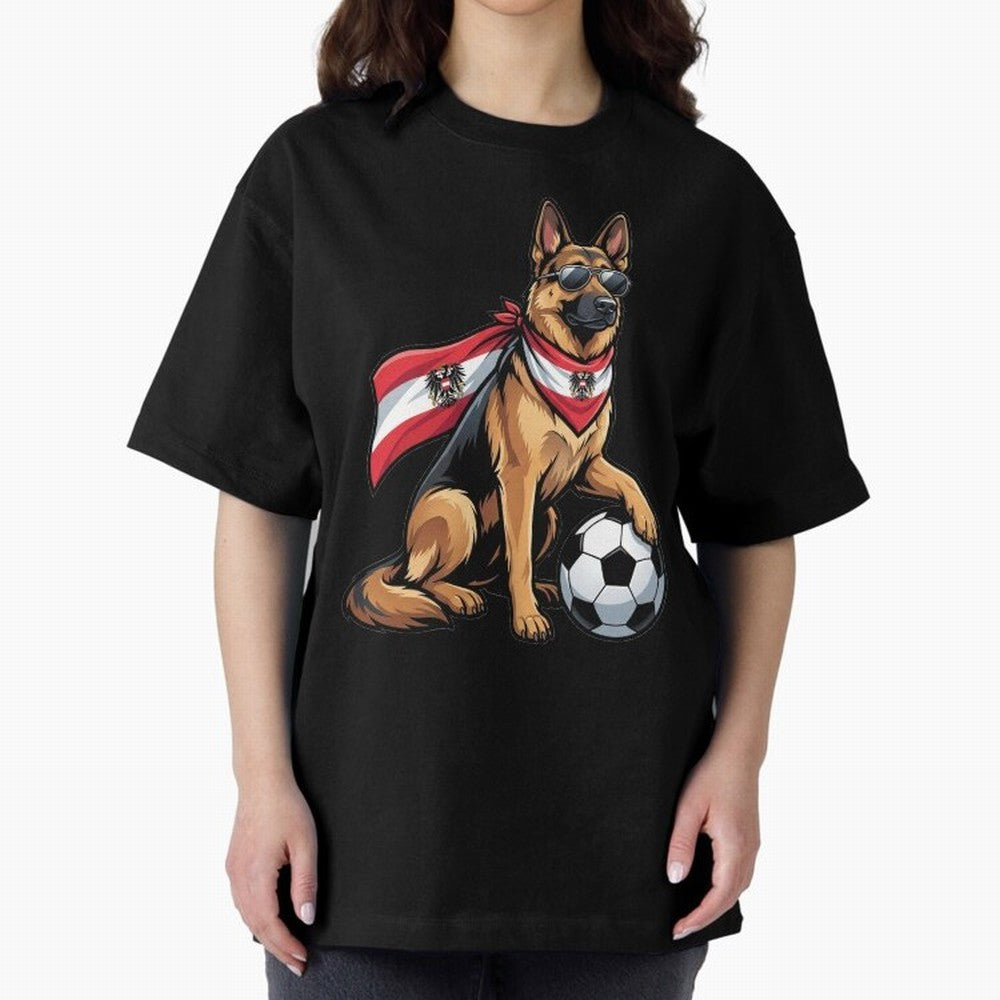 Austrian football dog Classic T-Shirt Feel the Trophy Chase of Global Football Passion for FIFA World Cup 2026 USA Canada Mexico, Capturing Haaland, England, France and Netherlands, Worldwide Fan Energy, Dramatic Goals, Stadium Lights and
