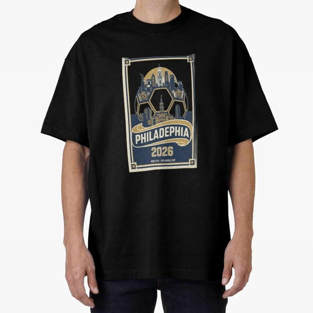 Philadelphia 2026 ¨C Vintage Soccer Host City Tee Classic T-Shirt Bring a Champion Mindset to FIFA World Cup 2026 Group Stage for Fans of Haaland and France, Bringing Classic Soccer Heritage, Championship Pressure, Fan Loyalty and International